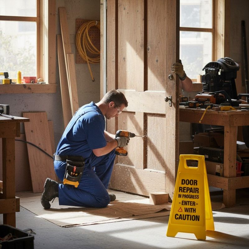 Wood Door Repair in Kansas City, KS