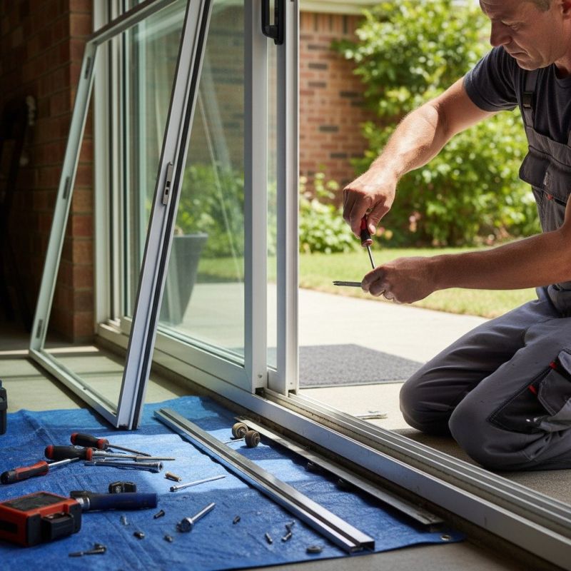 Sliding Door Track Repair in Olathe, KS