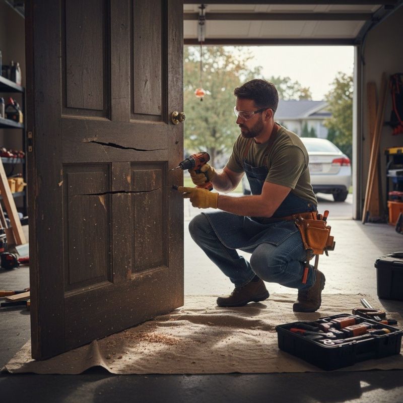 Wood Door Repair in Kansas City, KS